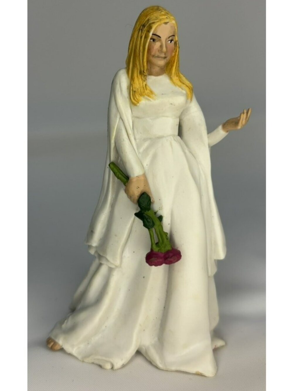 W/ FLOWERS! PAPO 2003 Princess Lena Figure Medieval Fantasy Maiden Bride